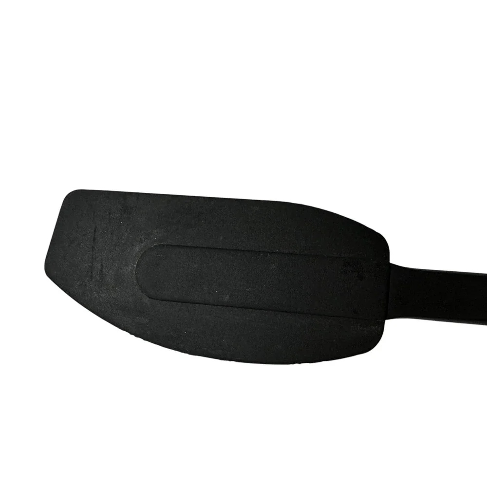 KitchenAid Silicone‎ Scraper Spatula White Handle Heat Resistant Black 12.5 Inch